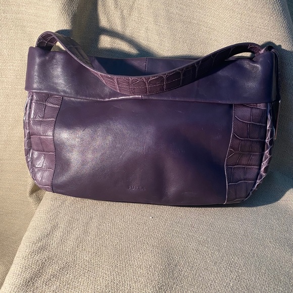 Vintage Furla purple shoulder bag - Picture 4 of 9